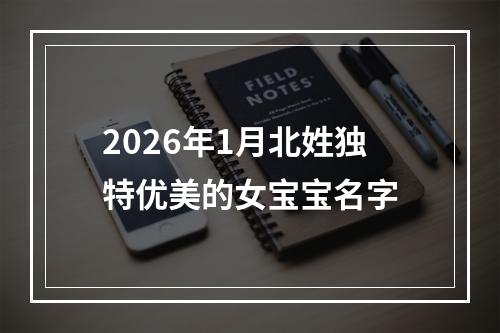 2026年1月北姓独特优美的女宝宝名字