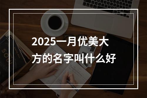 2025一月优美大方的名字叫什么好