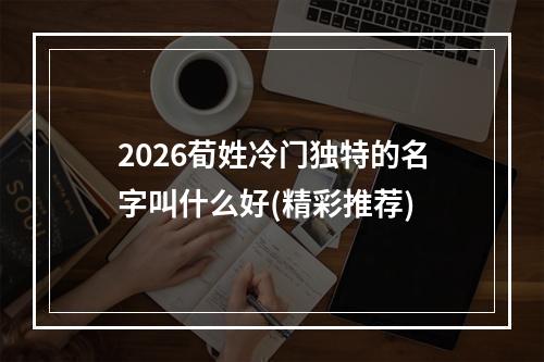 2026荀姓冷门独特的名字叫什么好(精彩推荐)