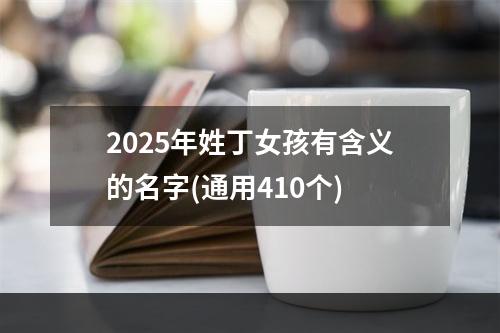 2025年姓丁女孩有含义的名字(通用410个)