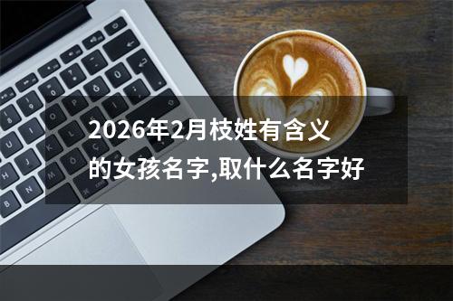 2026年2月枝姓有含义的女孩名字,取什么名字好