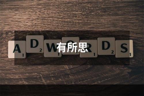 有所思