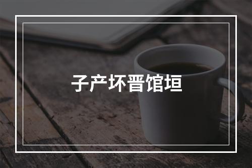子产坏晋馆垣
