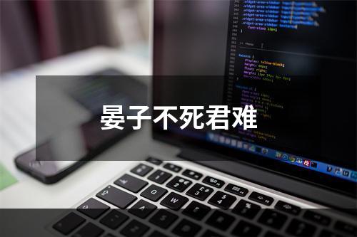 晏子不死君难