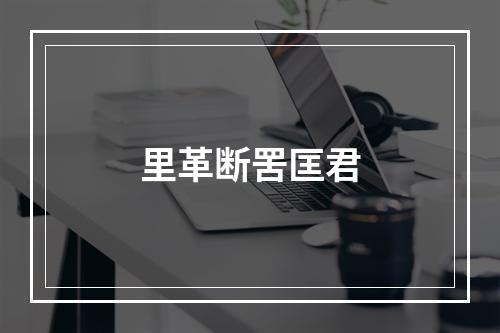 里革断罟匡君
