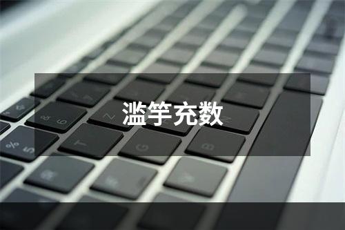 滥竽充数