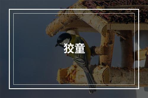 狡童