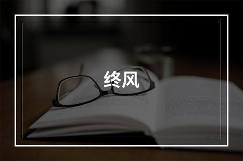 终风