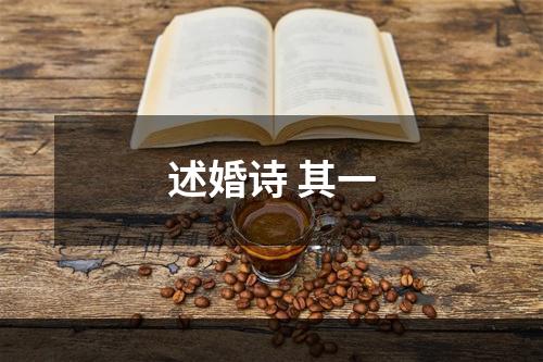 述婚诗 其一