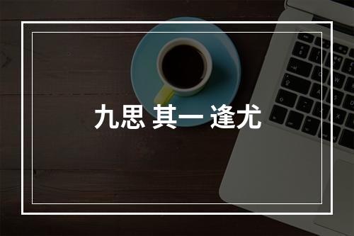 九思 其一 逢尤