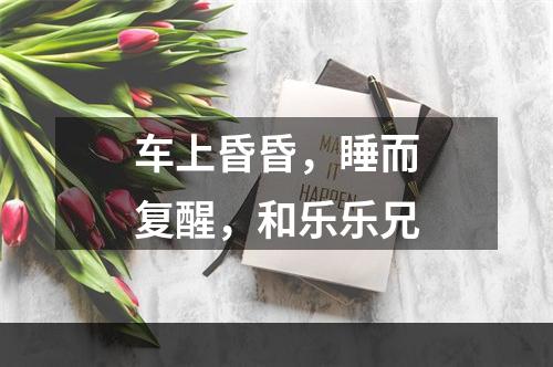 车上昏昏，睡而复醒，和乐乐兄