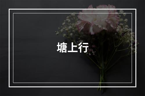 塘上行