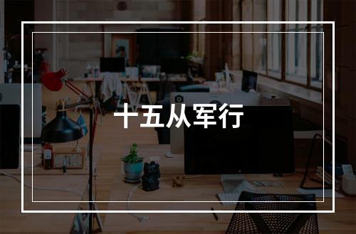 十五从军行