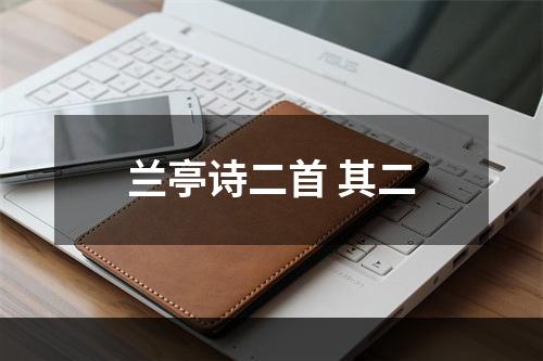 兰亭诗二首 其二