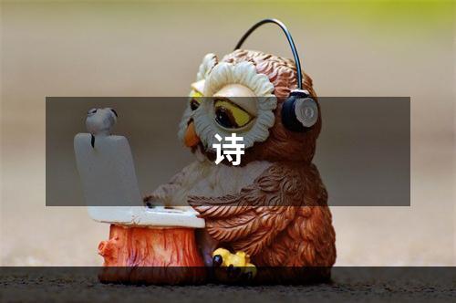 诗