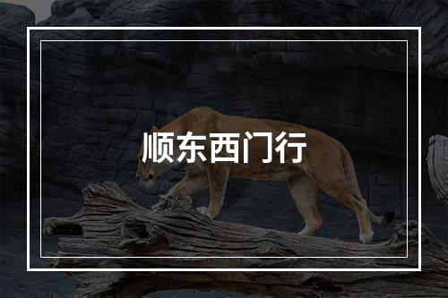 顺东西门行
