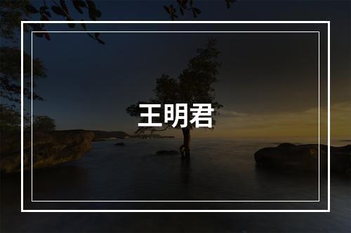 王明君