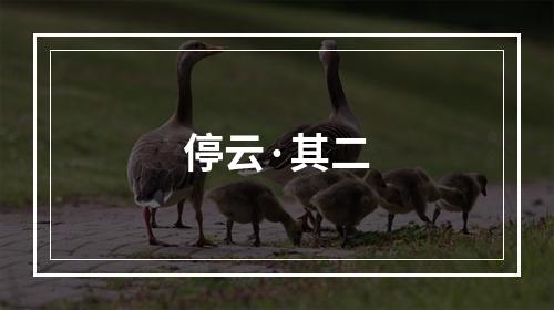 停云·其二