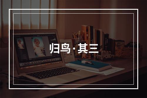 归鸟·其三