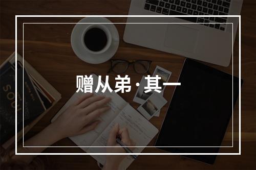 赠从弟·其一