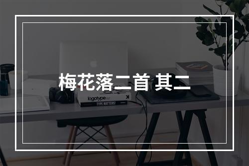 梅花落二首 其二