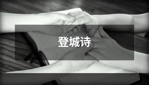 登城诗