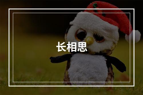 长相思