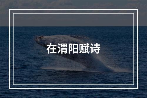 在渭阳赋诗