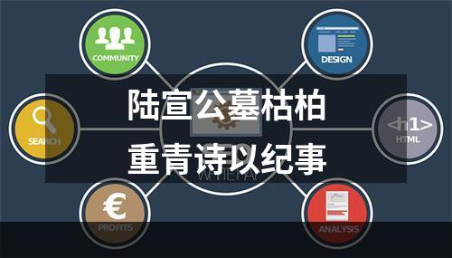 陆宣公墓枯柏重青诗以纪事