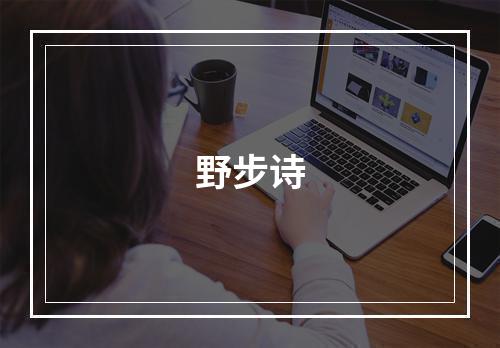 野步诗