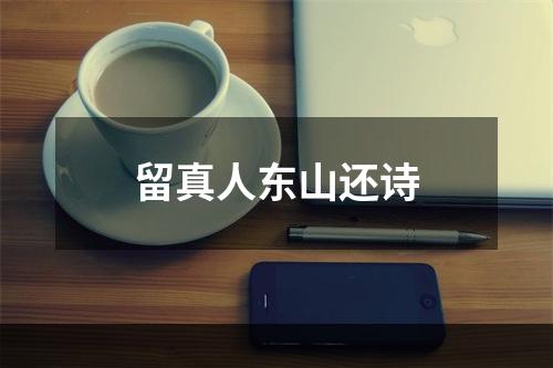 留真人东山还诗