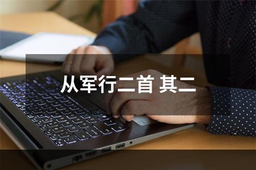 从军行二首 其二