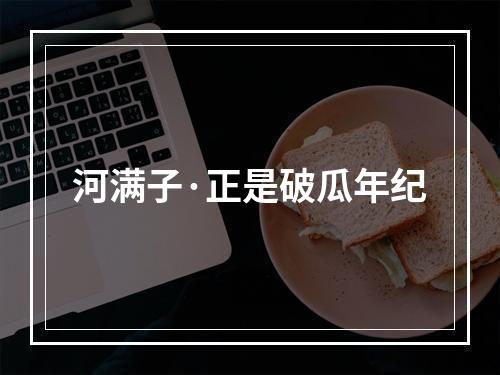 河满子·正是破瓜年纪