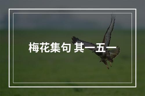 梅花集句 其一五一