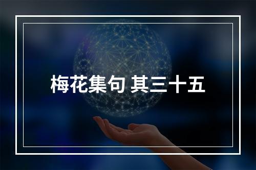 梅花集句 其三十五