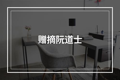 赠摘阮道士