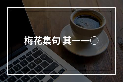 梅花集句 其一一○