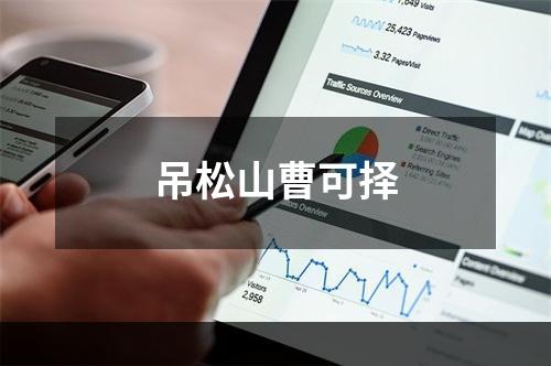 吊松山曹可择