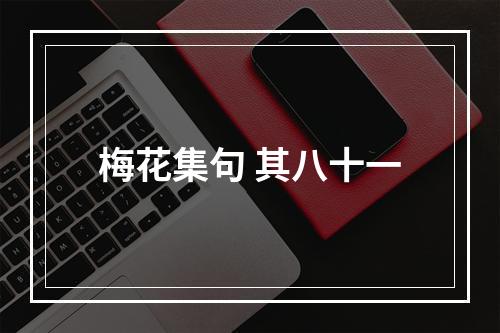 梅花集句 其八十一