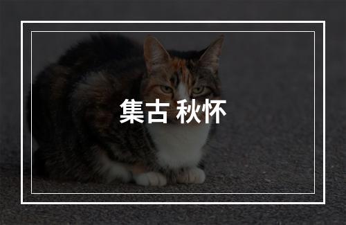 集古 秋怀