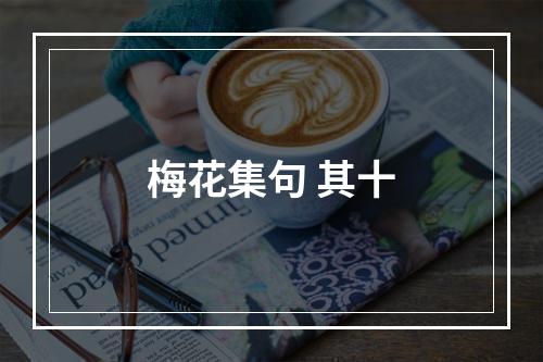 梅花集句 其十