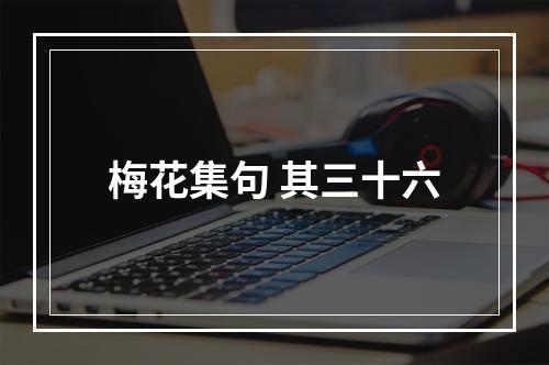 梅花集句 其三十六