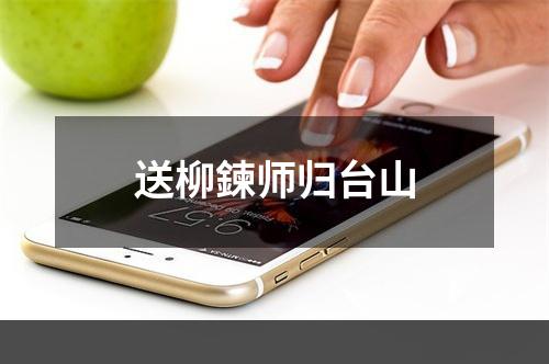 送柳鍊师归台山