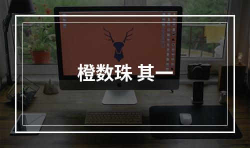 橙数珠 其一