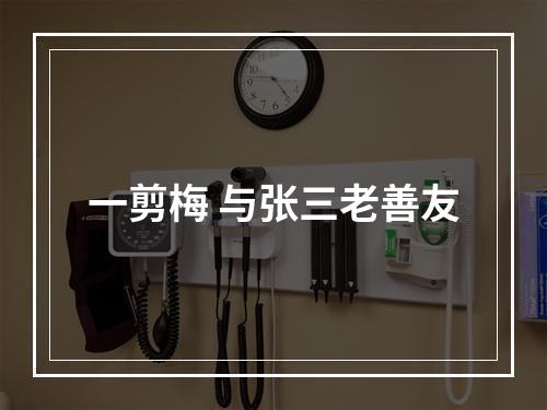 一剪梅 与张三老善友