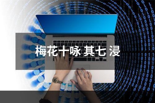 梅花十咏 其七 浸