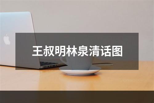 王叔明林泉清话图