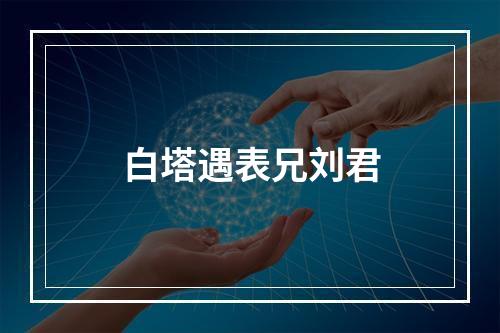 白塔遇表兄刘君