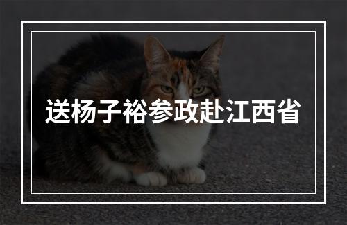 送杨子裕参政赴江西省