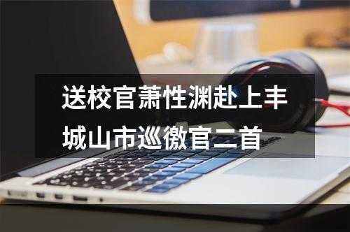 送校官萧性渊赴上丰城山市巡徼官二首
